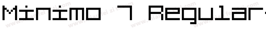 Minimo 7 Regular字体转换